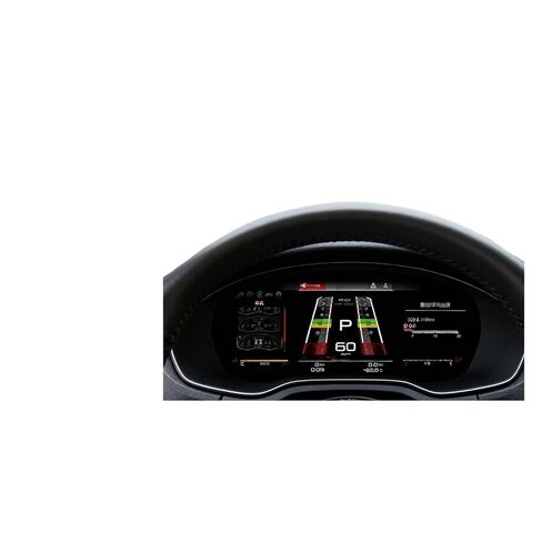 مجموعة أدوات رقمية متوافقة مع Audi A3 2014-2020 iOS CarPlay عداد السرعة، لوحة القيادة، المقياس، 10.25 بوصة HD Virtual Cockpit LCD Plug-Play in Kuwait