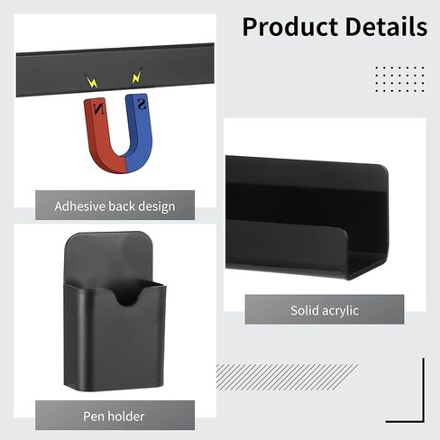 Magnetic Shelf Metal Floating Book Shelves Rack, Bookshelves for Whiteboard, Magnetic Book Shelves, 2 Pcs Book Display Shelf for School Classroom in Saudi Arabia