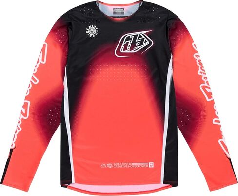 Troy Lee Designs SE Pro Adult Moto Jersey، Array Infra Red/Black، كبير in Kuwait
