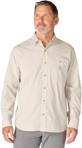 قميص Carhartt الرجالي Force Sun Defender ذو مقاس مريح وخفيف الوزن وأكمام طويلة in Kuwait