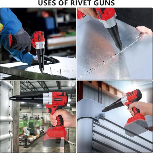 أداة مسدس برشام لاسلكي لبطارية ميلووكي M18 18 فولت (أداة فقط)، مسدس برشام أوتوماتيكي كهربائي بدون فرش، للمسامير 1/8 بوصة، 5/32 بوصة، 3/16 بوصة، للمعادن والبلاستيك والجلود in Kuwait