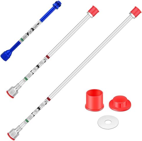 10 Pieces Airless Paint Sprayer Gun Accessory Set Equipped with 2 Extension rods 6 Spray Tips and 2 Nozzle Seats Suitable for Home Renovation .（109, 211, 313, 415, 517, 623） in Kuwait