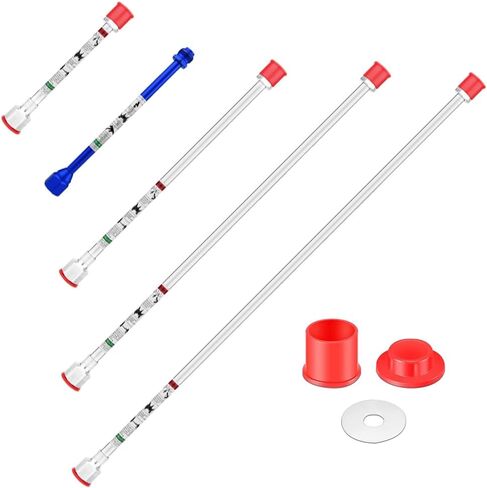 10 Pieces Airless Paint Sprayer Gun Accessory Set Equipped with 2 Extension rods 6 Spray Tips and 2 Nozzle Seats Suitable for Home Renovation .（109, 211, 313, 415, 517, 623） in Kuwait