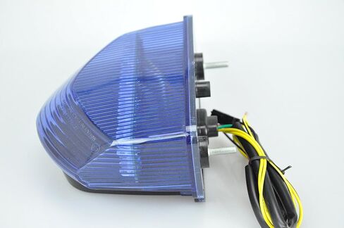 Motorcycle LED Tail Light with Turn Signals Compatible with 07-12 CBR600RR,Blue in Kuwait