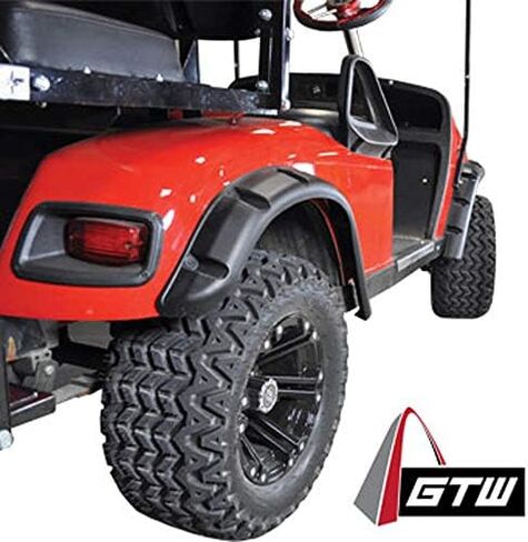 GTW EZGO TXT Golf Cart Black Fender Flares (1996-2013) - مجموعة من 4 قطع in Saudi Arabia