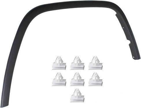 Right Automotive Wheel Arch Trim Flares Front Passenger Side Black Replacement for 2011-2016 Replacement for CH1291106 Replacement for 1MP38RXF1AE in Saudi Arabia