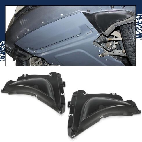PIT66 Front Engine Splash Shield Left & Right Side Fit BMW 535i 535i xDrive 550i 550i xDrive Base 2011-2016, Fit Sedan Models/Not Fit M-Series BM1228155, BM1228154 in Saudi Arabia