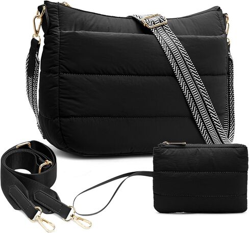 حقائب طويلة تمر بالجسم منتفخة للنساء من جيتوس، حقيبة كتف عصرية مبطنة in Kuwait