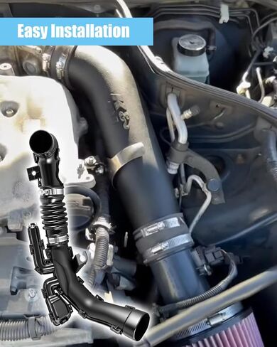 16554-9KA0B خرطوم أنابيب أنابيب الهواء مناسب لنيسان فيرسا وفيرسا نوت 1.6L l4 GAS 2013 2014 2015 2016 2017 2018 2019، استبدال مرنان مجاري هواء المحرك 165549KA0B in Saudi Arabia