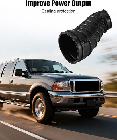 Engine Air Clean Tube Hose Replace F81Z9C681BA 696-065 Fit for Ford F-250 F-350 F-450 F-550 Super Duty V8 7.3L 1999-2003 Excursion V8 7.3L 2000-2003 in Saudi Arabia