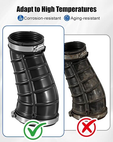 Engine Air Clean Tube Hose Replace F81Z9C681BA 696-065 Fit for Ford F-250 F-350 F-450 F-550 Super Duty V8 7.3L 1999-2003 Excursion V8 7.3L 2000-2003 in Saudi Arabia