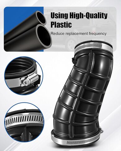 Engine Air Clean Tube Hose Replace F81Z9C681BA 696-065 Fit for Ford F-250 F-350 F-450 F-550 Super Duty V8 7.3L 1999-2003 Excursion V8 7.3L 2000-2003 in Saudi Arabia