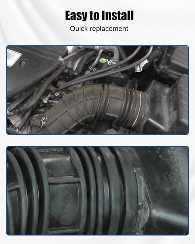 Engine Air Clean Tube Hose Replace F81Z9C681BA 696-065 Fit for Ford F-250 F-350 F-450 F-550 Super Duty V8 7.3L 1999-2003 Excursion V8 7.3L 2000-2003 in Saudi Arabia