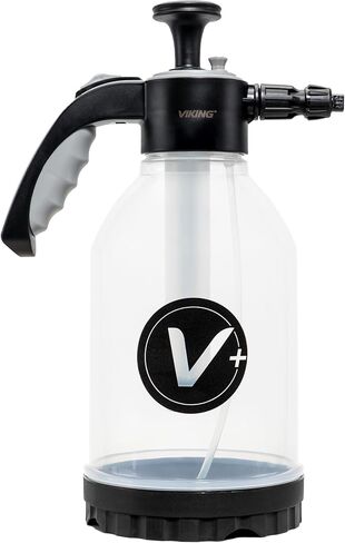 VIKING V+ بخاخ مضخة رغوية فاخرة لمجموعة تنظيف السيارة ومجموعة تفاصيل السيارة، زجاجة رذاذ رغوية مع قفل الزناد، فوهة قابلة للتعديل؛ علبة شفافة مع مؤشرات المستوى؛ سعة العمل 1.25 لتر in Kuwait