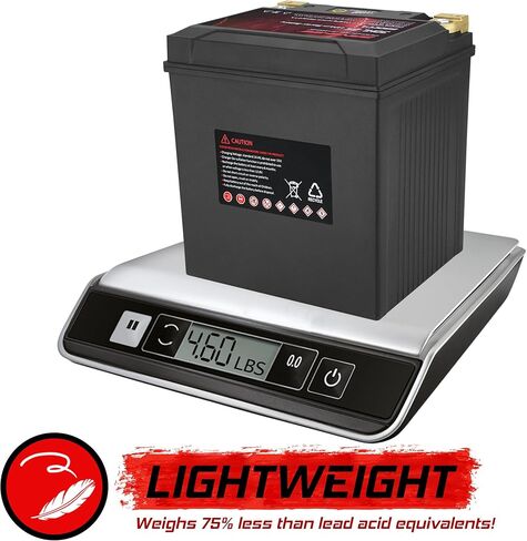 بطارية ليثيوم للدراجات النارية 12 فولت 28 أمبير في الساعة (PbEq) 680CCA LiFePO4، تحل محل YTX30HL-BS وYTX30L-BS in Kuwait
