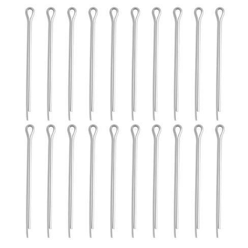 20 حزمة من دبابيس المروحة البحرية كوتر من الفولاذ المقاوم للصدأ طقم دبابيس كوتر للمحركات الخارجية لاستبدال أعمدة دعامة القارب، تتضمن توافق ساحب دبوس كوتر مع معظم الموديلات in Kuwait