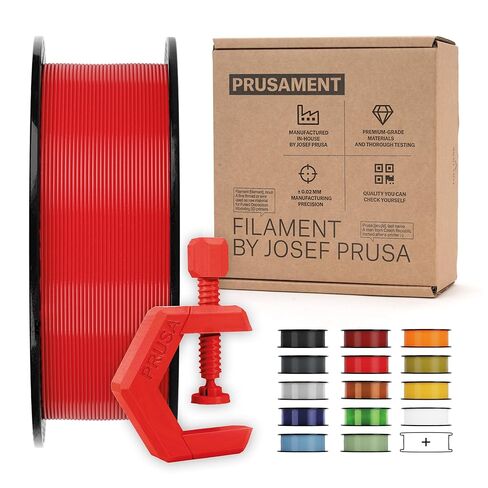 Prusament PETG Lipstick Red 1kg Filament 1.75mm 1kg Spool (2.2 lbs), Diameter Tolerance +/- 0.02mm in Kuwait