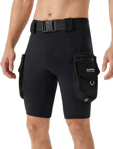 شورت بدلة غوص للرجال مقاس 2 مم مع جيوب كبيرة للشحن in Kuwait