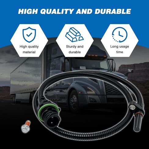 مستشعر سرعة الشاحن التوربيني متوافق مع شاحنة فولفو 9700 VHD VNL VNM D11 D13 شديدة التحمل، Mack CXN CXU LE LEU GU CHU MR MRU استبدال لـ 21508269، 85151481، 85109213 in Saudi Arabia