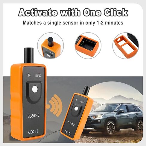 أداة إعادة تعلم TPMS، نظام مراقبة ضغط إطارات السيارات، تفعيل مستشعر TPMS أداة إعادة ضبط EL-50448 OEC-T5، متوافقة مع بويك شيفروليه كاديلاك in Kuwait