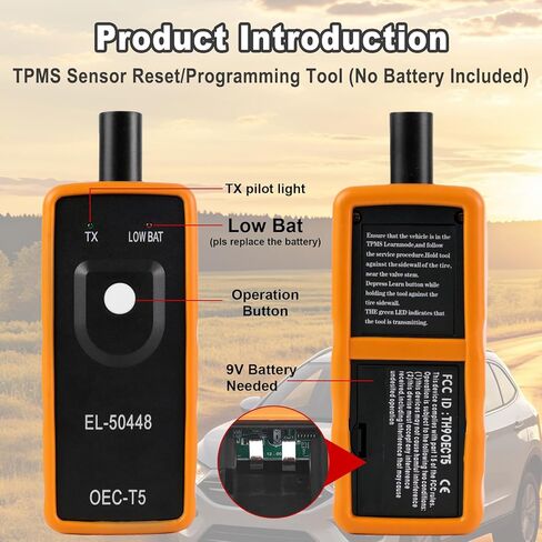 أداة إعادة تعلم TPMS، نظام مراقبة ضغط إطارات السيارات، تفعيل مستشعر TPMS أداة إعادة ضبط EL-50448 OEC-T5، متوافقة مع بويك شيفروليه كاديلاك in Kuwait