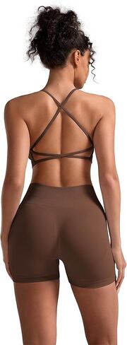 TDIFFUN النساء تجريب مجموعات 2 قطعة سلس Strappy حمالة صدر رياضية عالية الخصر قطب بعقب رياضة السراويل ملابس اليوغا الرياضية in Kuwait