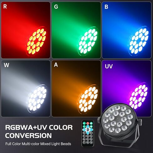 18x12W RGBW 4in1 LED Par Light in Saudi Arabia