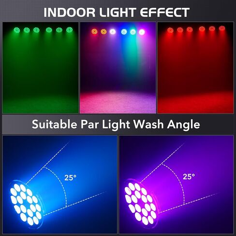 18x12W RGBW 4in1 LED Par Light in Saudi Arabia