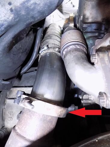 KB Diesel Performance LLC Lower Turbo Downpipe Exhaust V-Band Clamp for 6.6L 2001-2015 LB7-LML Duramax in Saudi Arabia