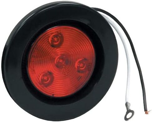 Buyers 5622514 2-1/2" Round 1 Led Red Marker Light W/Grommet & Plug - Lot of 6 in Saudi Arabia
