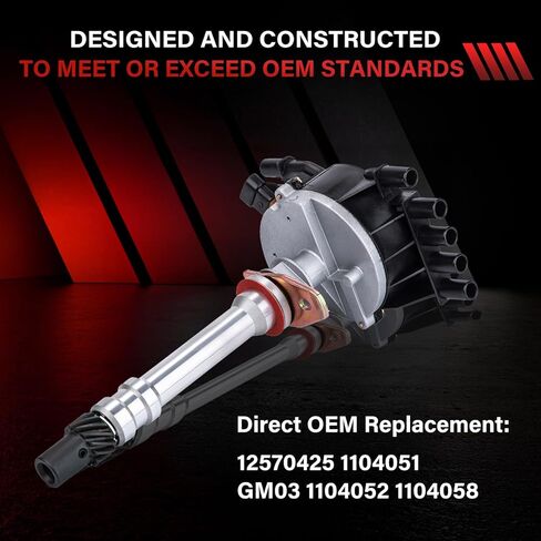 Ignition Distributor LaMulaAuto Compatible with Chevy GMC Vortec 5.7L 5.0L V8 305 350 1996-2002, Small Block C1500 C2500 C3500 K1500 K2500 K3500 W3500 W4500 EFI Distributor, Replaces 12570425 GM03 in Saudi Arabia