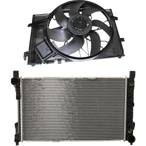 Replacement Cooling Fan Assembly Kit fits Mercedes-Benz C240, C230 (6-Cyl 2.5L2.6L) in Saudi Arabia