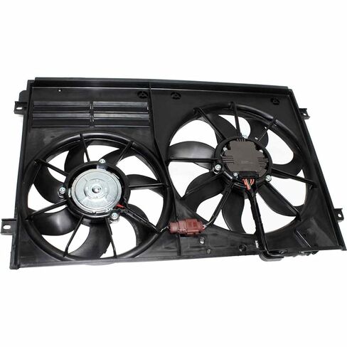 Equivalent Cooling Fan Assembly Kit fits Volkswagen Eos GTI Golf R 2.0L Turbo Gas l4 in Saudi Arabia