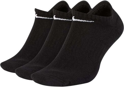 Nike Everyday Cushioned No-Show Athletic Training Casual Socks - 3 Pack in Saudi Arabia
