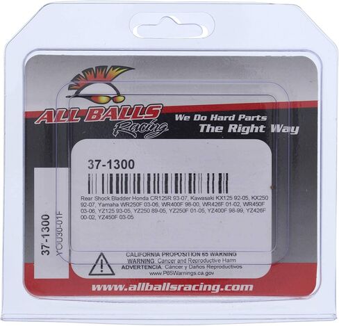 جميع الكرات صدمة المثانة 37-1300 متوافقة مع/استبدال لياماها WR250F 2003-2006، WR400F 1998-2000، WR426F 2001-2002، WR450F 2003-2006، YZ125 1993-2005، YZ250 1989-2005 in Kuwait