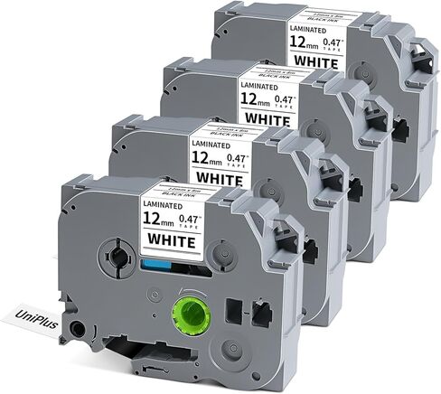 TZe-231 Replacement for Brother Label Maker Tape P Touch TZe TZ Tape 12mm 0.47 Laminated White Work with Ptouch PT-D210 PT-H110 PT-D220 PTD-600 D610BT PT-D400 PT-D410 PT-P710BT, 5 Pack in Saudi Arabia