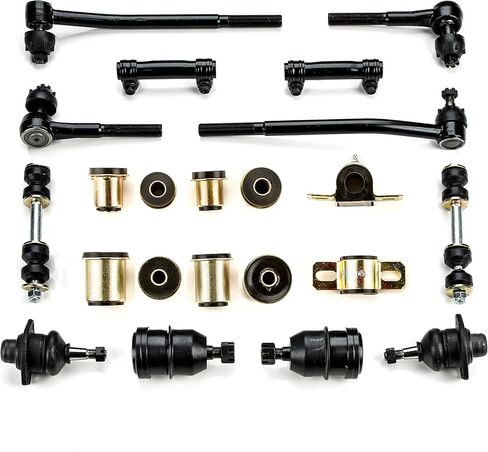 Black Polyurethane Front End Suspension Master Rebuild Kit Compatible with Chevrolet Camaro OEM Spec Replacements (27 Piece Kit) in Kuwait