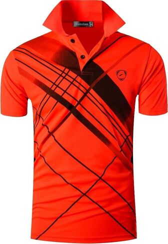 3 Pack Men's Short Sleeve Fit Sport Polo Tee Shirts T-Shirts Tshirt Tops Poloshirt Golf Tennis Pickleball LSL195 in Saudi Arabia