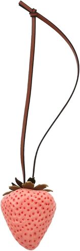 سحر حقيبة الفراولة الكبيرة ثلاثية الأبعاد - محفظة لطيفة وحقائب اليد وسلسلة المفاتيح وإكسسوارات الفاكهة - تصميم هدية عيد ميلاد للنساء in Kuwait