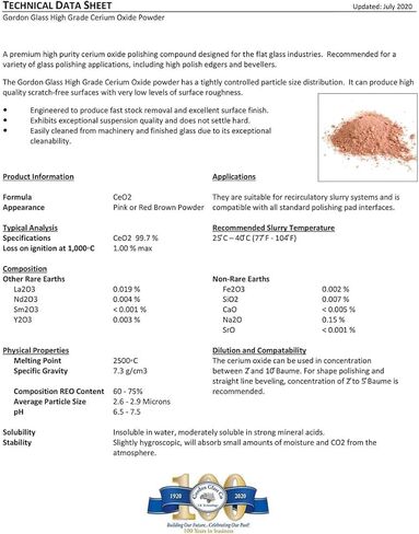 مسحوق تلميع عالي الجودة من أكسيد السيريوم - 8 أونصة in Kuwait