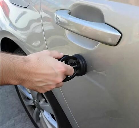 Car Dent Puller, Powerful Suction for Paintless Dent Removal, 56mm Auto Body Repair Tool for Small Dings, Glass Lifting, and Smooth Surface Moving (Black) in Saudi Arabia