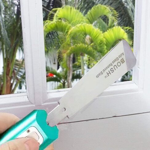 أدوات إزالة الزجاج الأمامي من JL&LOVE، مجموعة أدوات مكشطة اليوريثان للزجاج الأمامي للسيارة سريعة الفك والسكين البارد ونافذة السيارة (أخضر) in Kuwait