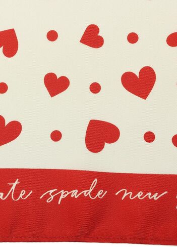 منديل حريمي على شكل قلب من Kate Spade، إكسسوار أنيق وخفيف الوزن in Saudi Arabia