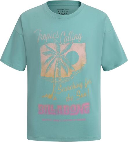 Billabong Girls' Premium Short Sleeve Oversized Fit Graphic T-Shirt in Saudi Arabia