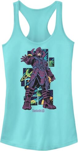 Junior's The Fantastic Four: First Steps Galactus Pose Racerback Tank Top in Saudi Arabia