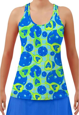 Pickleball Bella Women’s Racerback Pickleball Tank Top – Lightweight Breathable Athletic Top Net Worth in Saudi Arabia