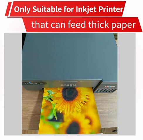 350g Premium Printable Cotton Fabric Sheets for Inkjet Printer - 8.5x11 Inch, 20 Sheets,100% Real Cotton Canvas with Matte Finish for Photo Printing,Craft Projects in Saudi Arabia