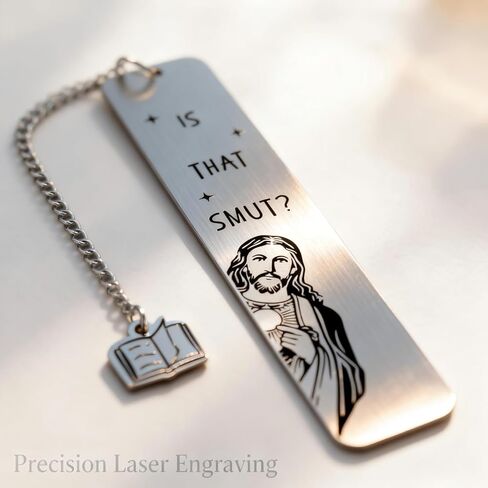 Funny Gifts Bookmark, is That Smut? Novelty Gag Graduation Book Mark for Female Friend Bookish Nerd Booklover Adult Women, Christian Book Marker Gifts for Book Lovers Christmas Gift in Kuwait