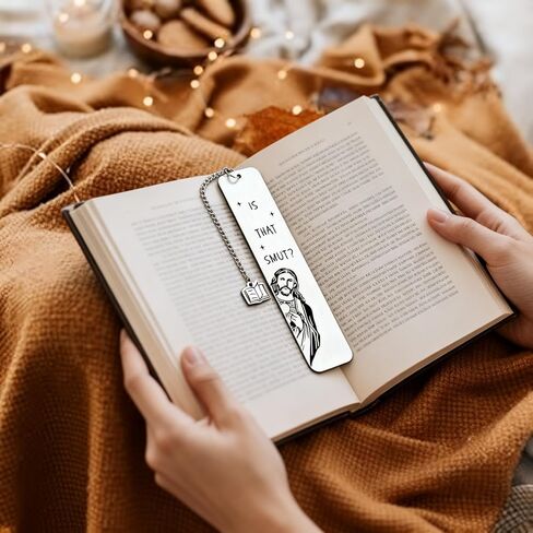 Funny Gifts Bookmark, is That Smut? Novelty Gag Graduation Book Mark for Female Friend Bookish Nerd Booklover Adult Women, Christian Book Marker Gifts for Book Lovers Christmas Gift in Kuwait