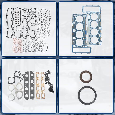 079103383AQ Engine Overhaul Rebuild Gaskets Seals Kit Fits for Audi S5 A6 A8 Q7 R8, Fits for VW Touareg 4.2 V8 DOHC BVJ BAR, Replace OE 079103383AQ in Saudi Arabia